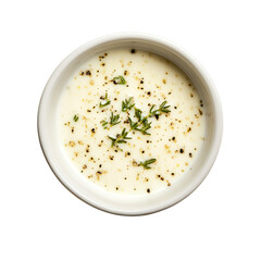 Creamy White Sauce with Thyme and Pepper