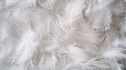 Fototapeta premium white feathers background.