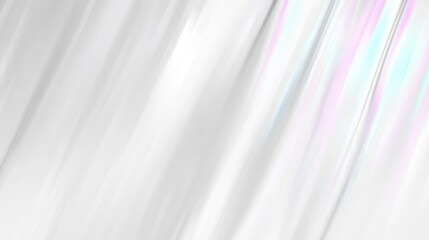 Fototapeta premium White holograph background. Holographic texture foil effect. Hologram chrome abstract backdrop. Iridescent backdrop. Rainbow gradient. Pearlescent metal surface for designs.