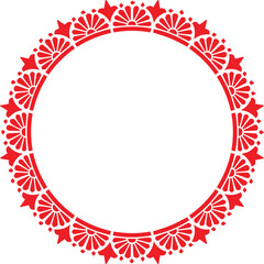 Beautiful flower art and mandala vector design