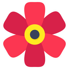 A beautiful design icon of flower