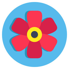 A beautiful design icon of flower