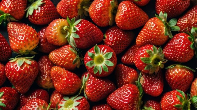 many strawbery delicious