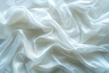 Obraz premium Crumpled Plastic Wrap Texture Abstract Light Soft Background