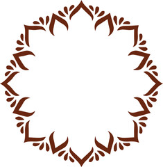 Beautiful flower art and mandala vector design