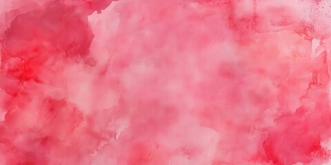 Fototapeta premium Soft and Dreamy Watercolor Background with Shades of Pink and Red for Artistic Creations and Design Projects