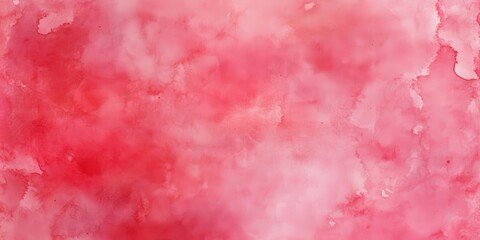 Fototapeta premium Soft Watercolor Background in Shades of Red and Pink Featuring a Gentle Blend of Colors Ideal for Artistic or Creative Projects