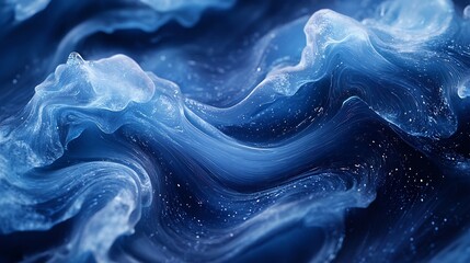 Futuristic UI design featuring liquidlike buttons icons creating a sense of smooth flowing motion for enhanced usability