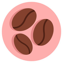 Premium design icon of coffee beans