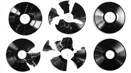 Broken Vinyl Records: A Disintegration of Nostalgia