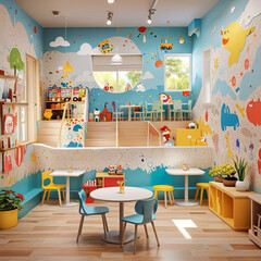 room decoration with kids theme