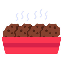 Perfect design icon of brownies