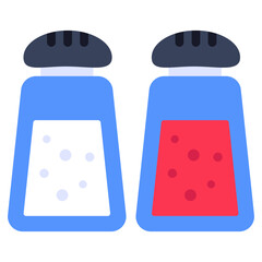 An icon design of salt pots