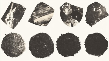 Abstract Earth Elements Print