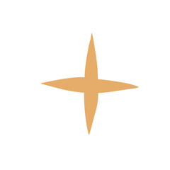 sparkle star icon vector