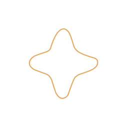 sparkle star icon vector