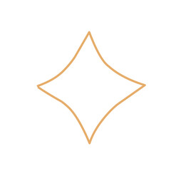 Obraz premium sparkle star icon vector
