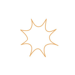 sparkle star icon vector