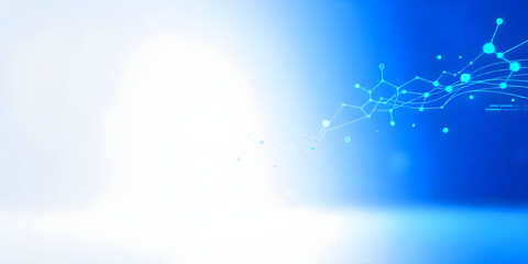 Background for a network of interconnected nodes symbolizing data information or communication