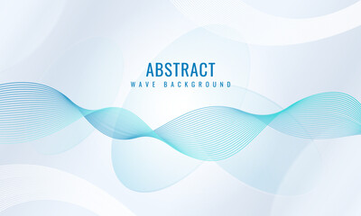 Abstract blue wave background with dynamic lines. Modern Digital technology theme, and elegant wave pattern design. Ideal for presentations, tech visuals, and creative vector artwork.