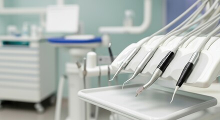 Modern dental office with ergonomic equipment and advanced tools