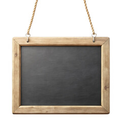 Rustic Wooden Chalkboard for Wall Decor and Display isolated on the white background