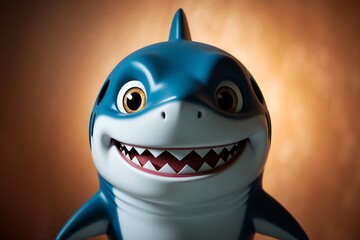 Fototapeta premium shark cartoon