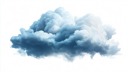 Rain Cloud Vector Illustration - Weather Forecast Concept Design