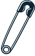 A pin vector silhouettes