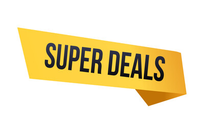 Super deals labels, Banner Sale	