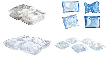 Obraz premium Versatile Reusable Ice Packs for Efficient Shipping and Storage