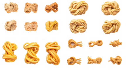 A Visual Feast of Knotted Pasta Shapes