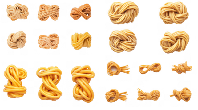 A Visual Feast of Knotted Pasta Shapes