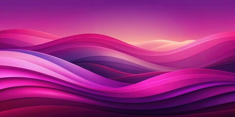 Vibrant abstract landscape with flowing curves and gradients in shades of pink and purple, abstract, vibrant, landscape, curves