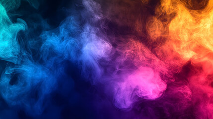 Colorful smoke background for advertising or modern design