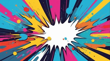 Fototapeta premium Colorful Abstract Burst background