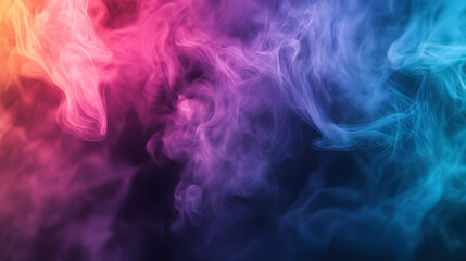 Colorful smoke background for advertising or modern design
