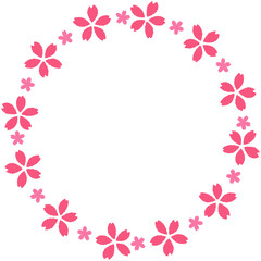 Cute Cherry Blossom floral wreath