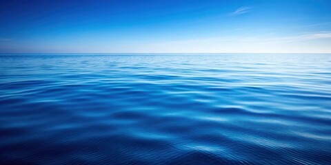 Obraz premium Blue water surface with a serene azure aqua color , blue, water, surface, azure, aqua, background, tranquil, peaceful, reflective