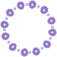 Spring floral wreath 