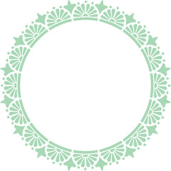 Beautiful flower art and mandala vector design