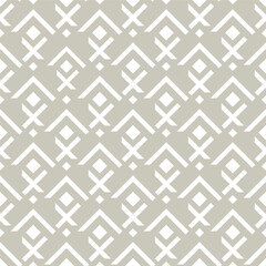Abstract pattern in Arabian style. Seamless vector background. Green and white Graphic modern pattern.