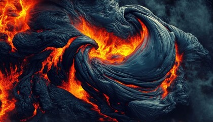 Experience the captivating fluidity of lava flow textures in your designs.