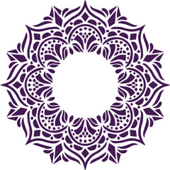Beautiful flower art and mandala vector design