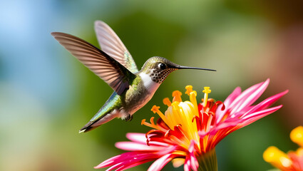 Fototapeta premium hummingbird in flight