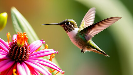 Fototapeta premium hummingbird in flight