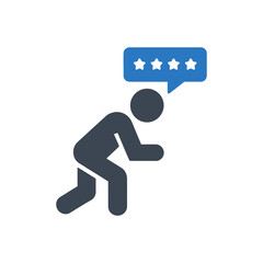 Star Rating Recognition Icon