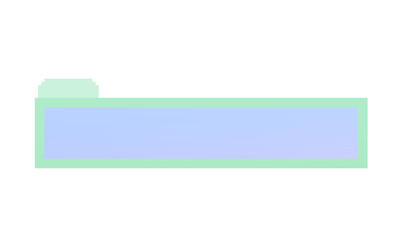 Clip art of green conversation frame