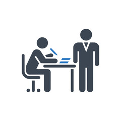 Business Meeting and Discussion Icon