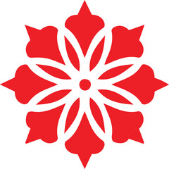 Beautiful flower art and mandala vector design